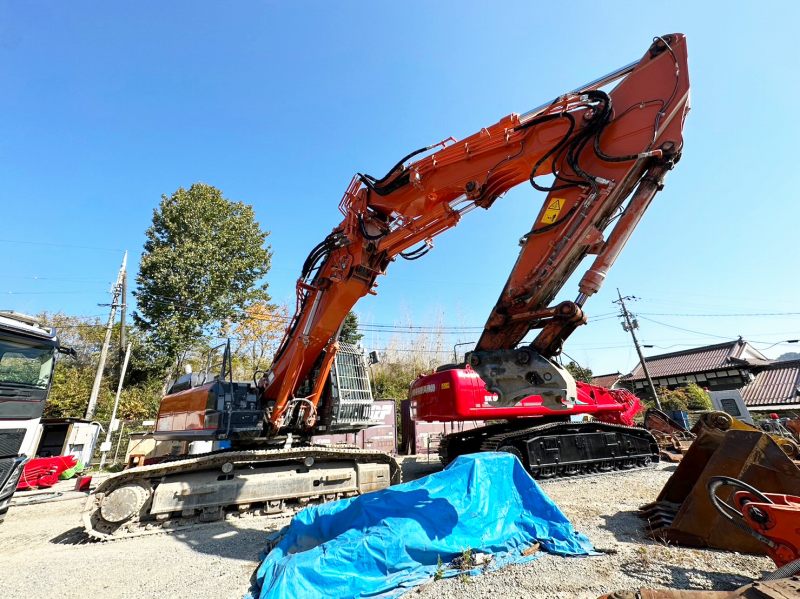 日立建機 1.2m3油圧ショベル ツーピースブーム5本配管解体仕様機